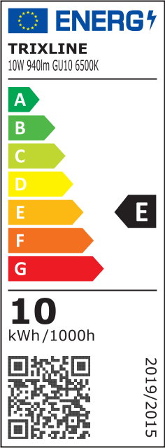 Trixline 10W GU10 6500K LED izzo 940lm hideg fehér - Image 2