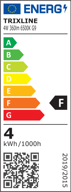Trixline 4W 360lm G9 6500K LED izzó magas fehér - Image 4