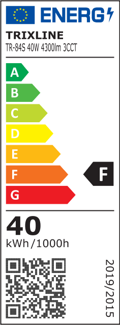 Mennyezeti TR-84S-40W LED lámpa 3CCT 4300lm ø50x2,7cm Trixline - Image 2