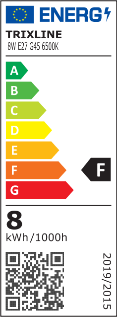 Trixline 8W E27 G45 6500K hideg fehér - Image 3
