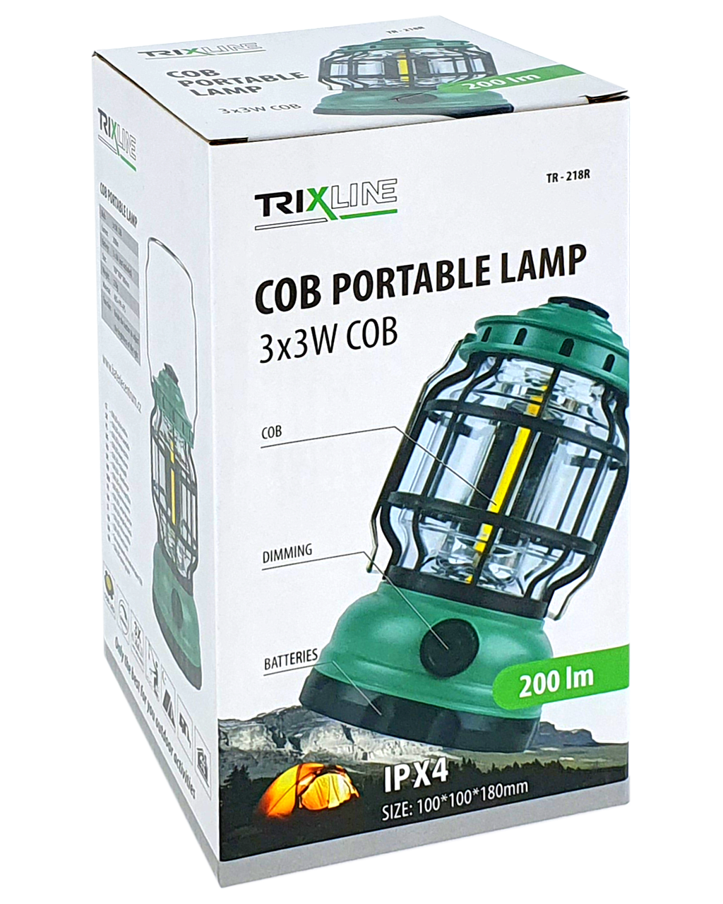 LED TR-218R COB 3x3W kültéri elemek zjeklámpa TRIXLINE zöld LED TR-218R COB 3x3W kültéri elemek zjeklámpa TRIXLINE zöld