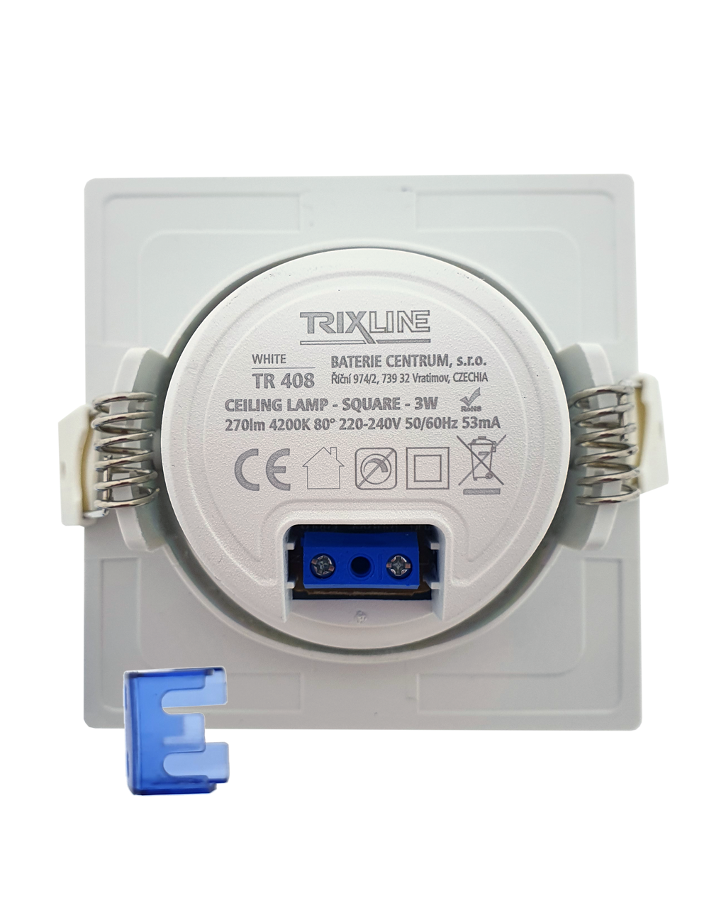 LED TR 408 spotlámpa 3W 4200K TRIXLINE Mennyezeti Fehér LED TR 408 spotlámpa 3W 4200K TRIXLINE Mennyezeti Fehér