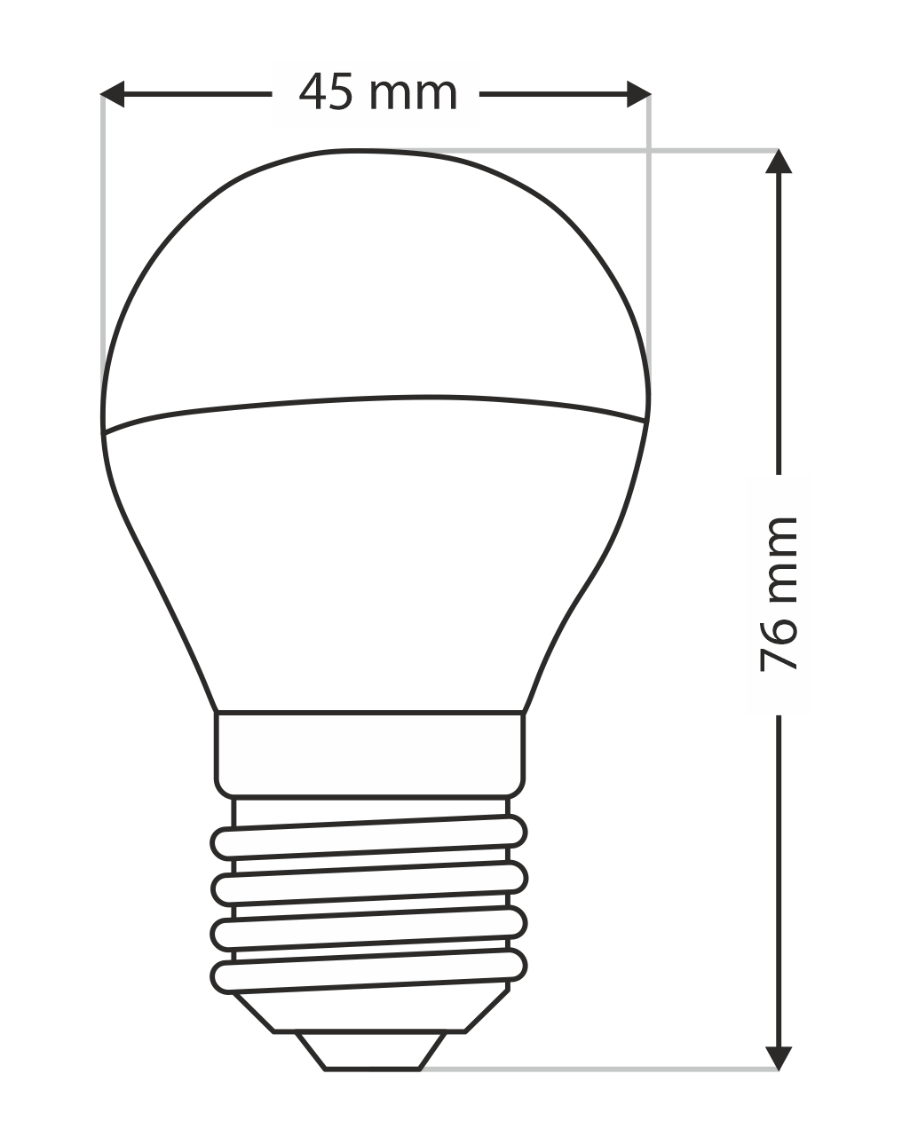 Trixline DEKOR TÜKÖR P45, 5W ARANY - Image 4