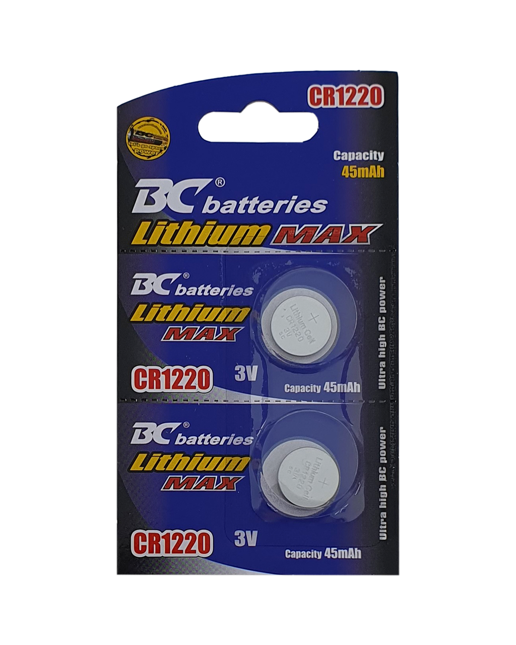 Lítium CR 1220 gombelem 3V-os BC elem Lítium CR 1220 gombelem 3V-os BC elem