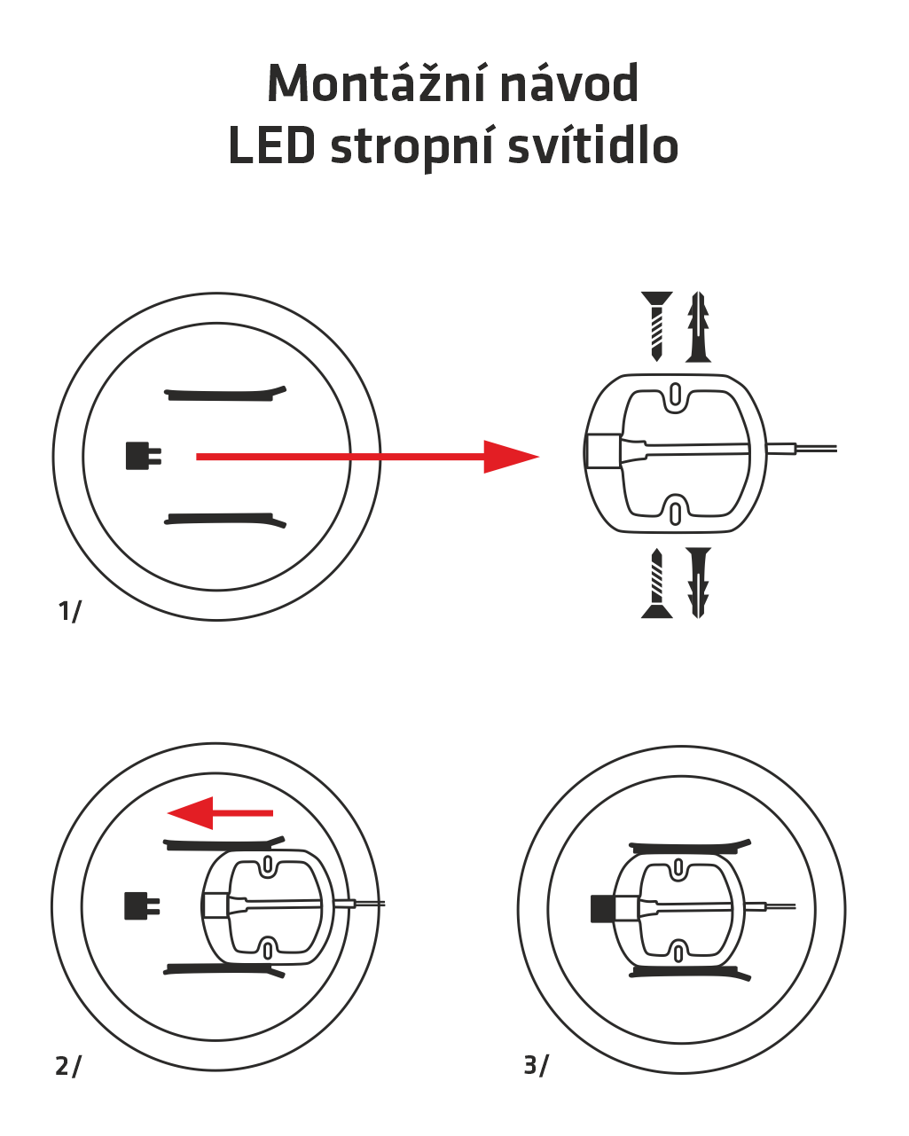 Q-232CP 24W 4000K ø37cm/kerek fehér QTEC LED mennyezeti lámpa - Image 2