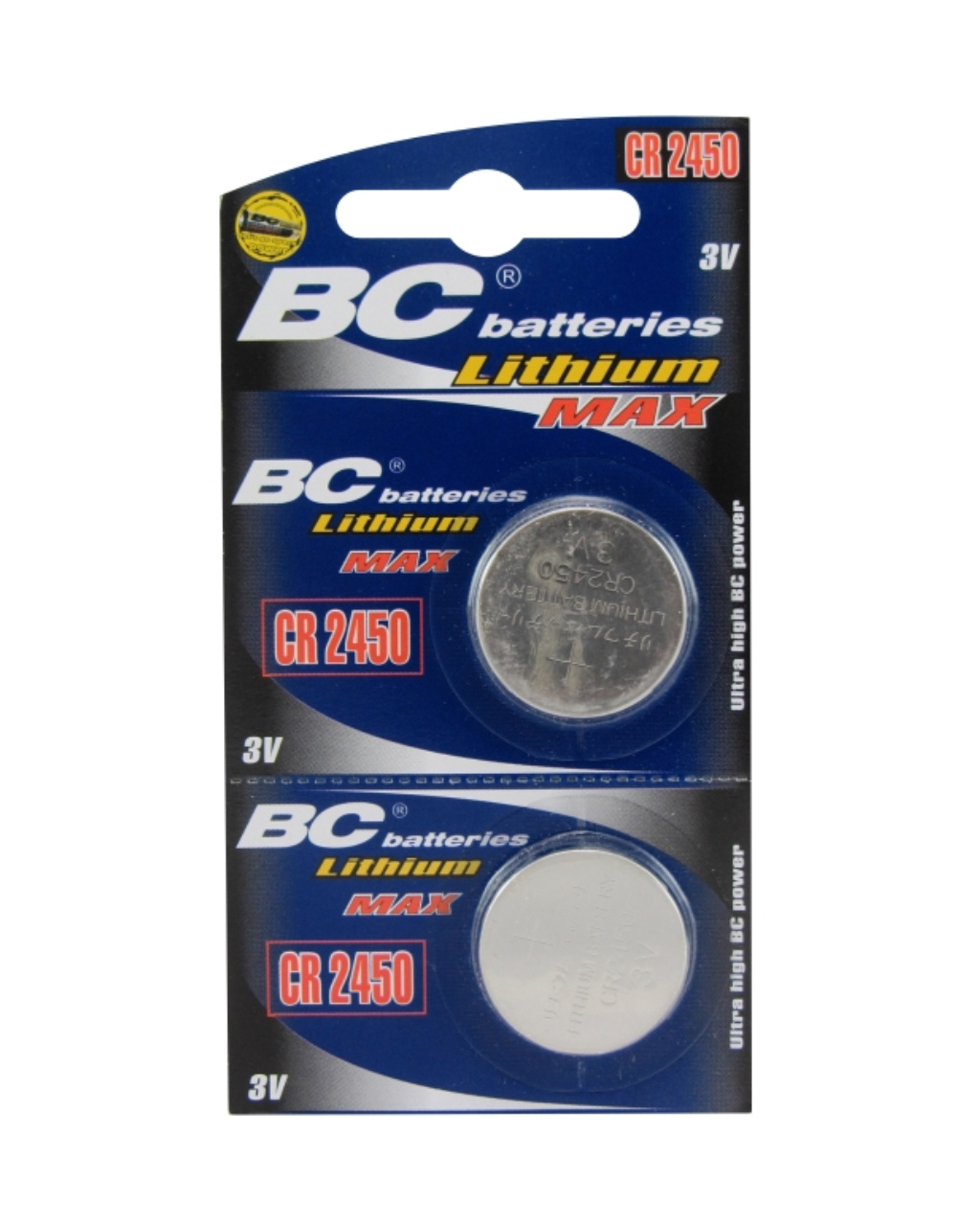 Lítium CR 2450 gombelem 3V BC elem Lítium CR 2450 gombelem 3V BC elem