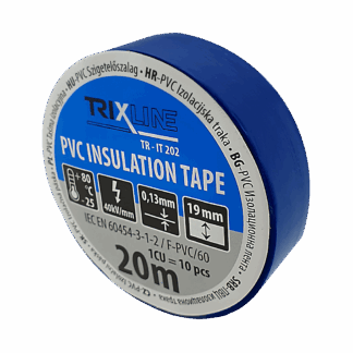 PVC szigetelőzálag TR-IT 202 20m, 0,13mm TRIXLINE PVC szigetelőzálag TR-IT 202 20m, 0,13mm TRIXLINE
