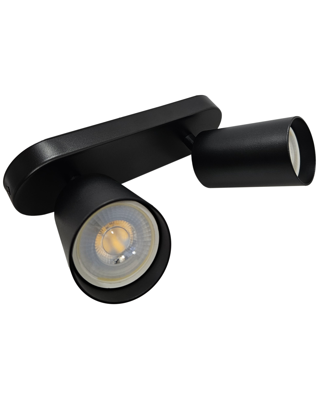 Q-03AD Mennyezeti spotlámpa 2xGU10 fekete QTEC