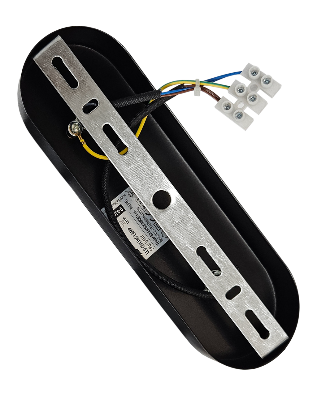 Q-03AD Mennyezeti spotlámpa 2xGU10 fekete QTEC - Image 3