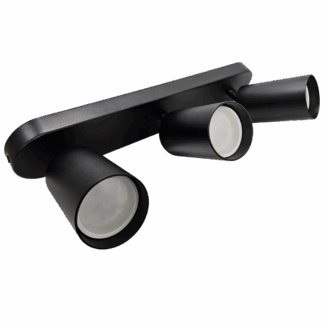 Q-04AD Mennyezeti spotlámpa 3xGU10 fekete QTEC