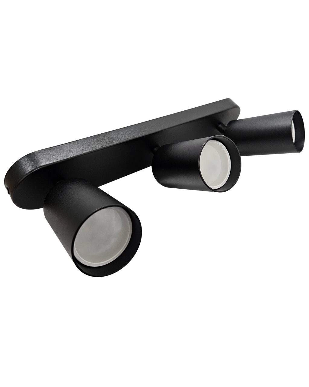 Q-04AD Mennyezeti spotlámpa 3xGU10 fekete QTEC