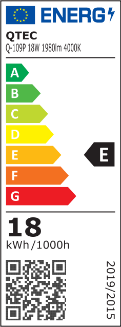Q-109P LED panel 18W 1980lm 4000K fehér – négyzet alakú, felületre szerelhető Qtec Q-109P LED panel 18W 1980lm 4000K fehér – négyzet alakú, felületre szerelhető Qtec