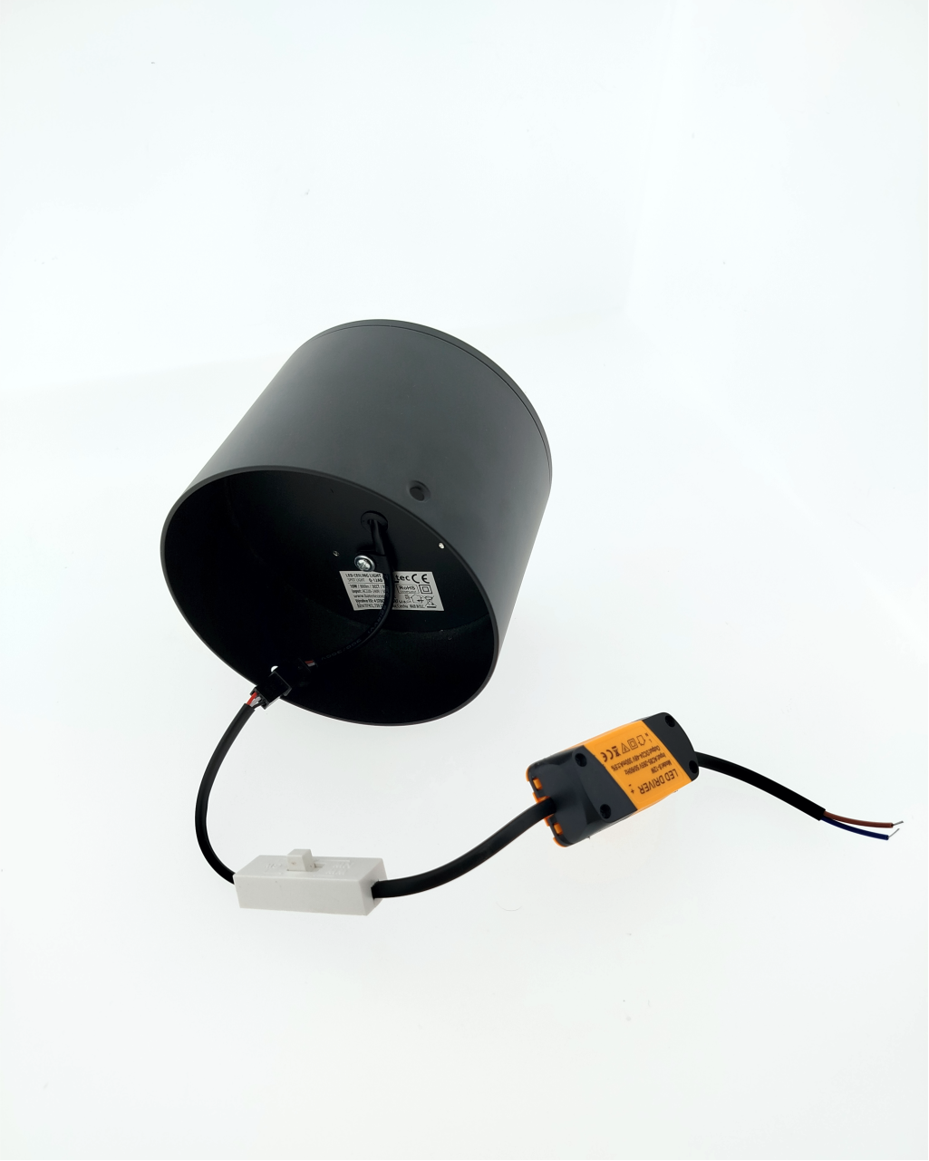 Q-12AD LED mennyezeti spotlámpa 3CCT fekete QTEC - Image 2