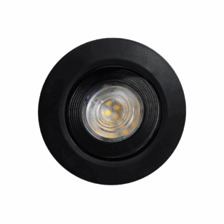 Q-13DL LED mennyezeti lámpa 5W - fekete, kerek - QTEC