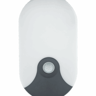 Q-181AD LED 18W/1440lm/4000K álszenzoros, ovális lámpa - szürke QTEC