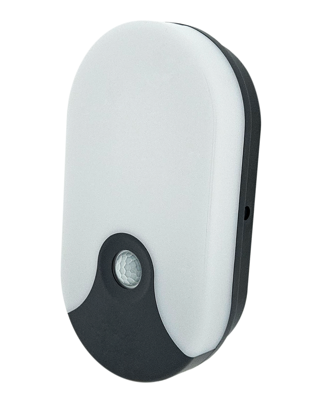 Q-181AD LED 18W/1440lm/4000K álszenzoros, ovális lámpa - szürke QTEC - Image 4