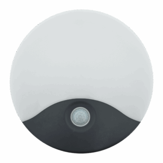 Q-19AD LED 18W/1260lm/4000K fali, szenzoros, kerek lámpa - szürke QTEC