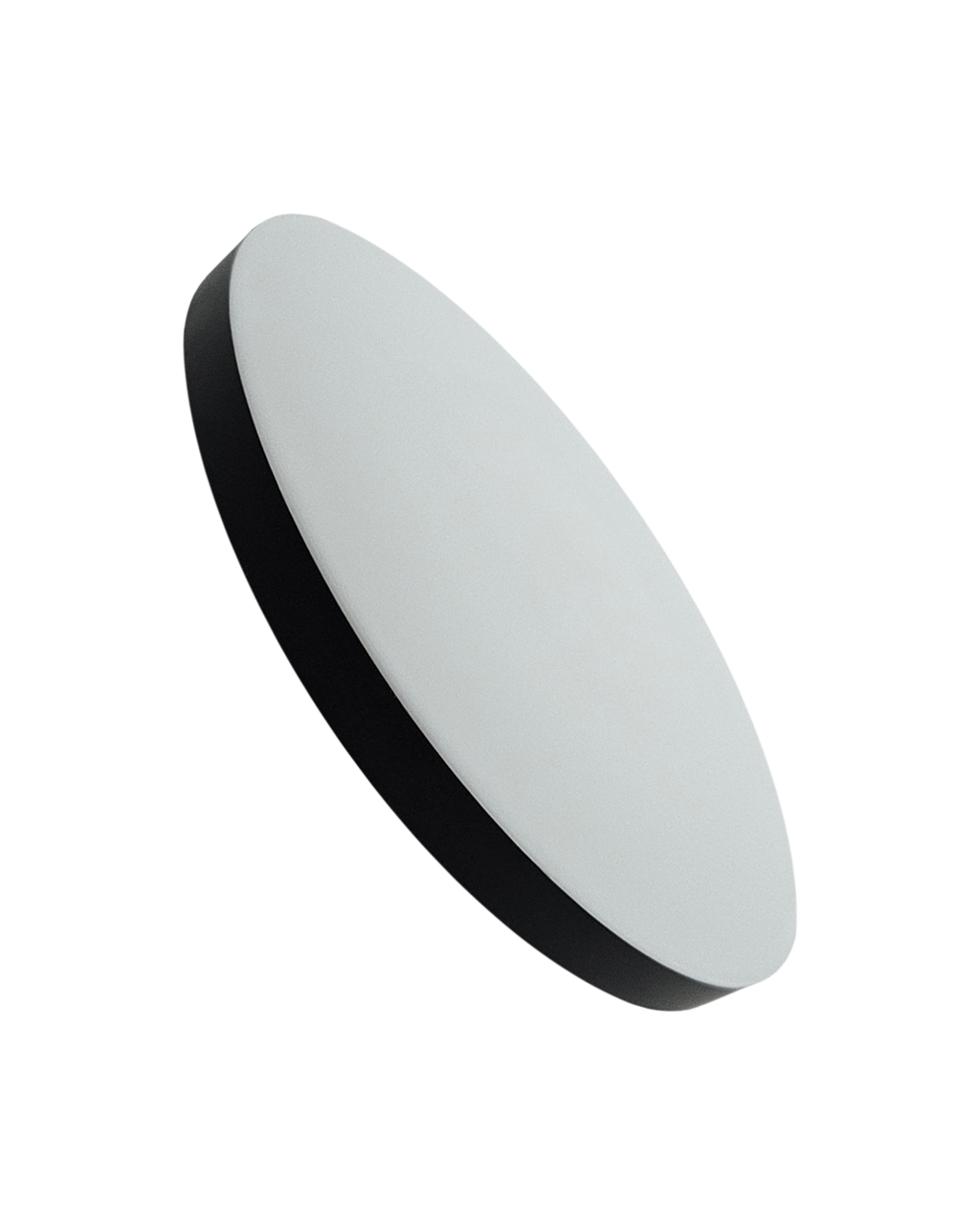 Q-221CP LED mennyezeti lámpa FLUME 10W 850lm 4000K ø22.5cm/kerek fekete QTEC