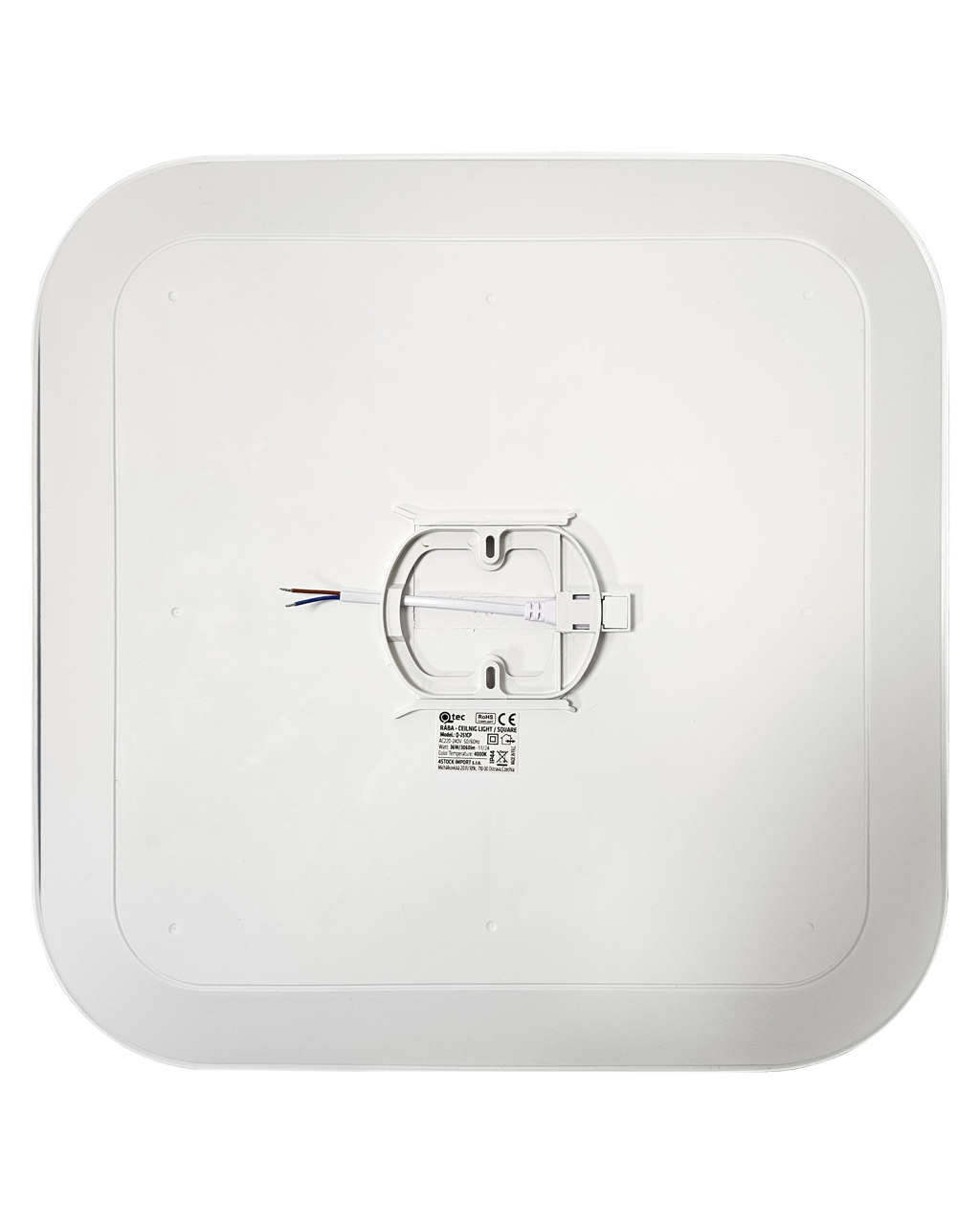 Q-251CP LED mennyezeti lámpa RÁBA 36W 3060lm 4000K négyzet alakú fehér QTEC - Image 2