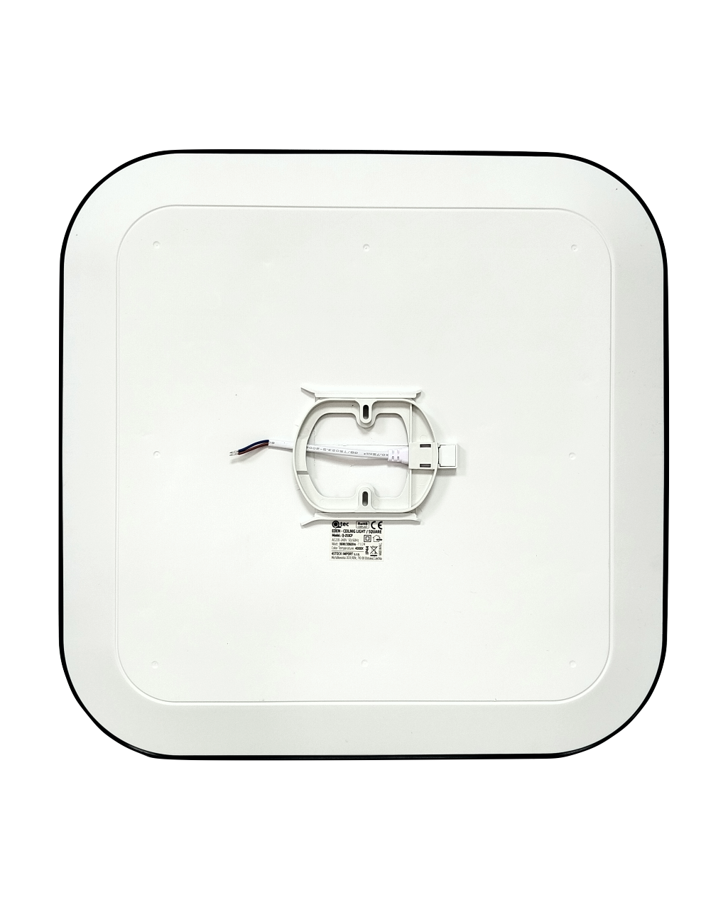 Q-253CP LED mennyezeti lámpa EDEN 36W 3060lm 4000K négyzet alakú fekete QTEC - Image 4