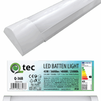 Q-36B 45W QTEC 150cm LED BATTEN LIGHT világító lámpa – fehér Q-36B 45W QTEC 150cm LED BATTEN LIGHT világító lámpa – fehér
