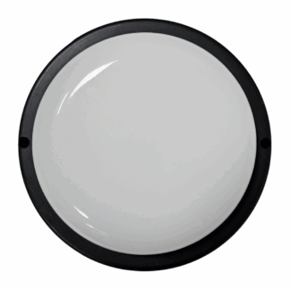 LED mennyezeti lámpa Q-43A 15W 1350lm 4200K IP64 - fekete QTEC