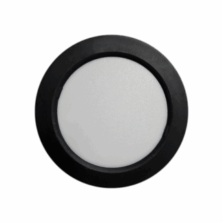 Q-54M LED panel 6W 660lm 4000K fekete - kör kör sülütre sérelhetto Qtec