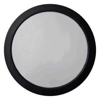 Q-56M LED panel 24W 2640lm 4000K fekete - kör ökötül szellert Qtec