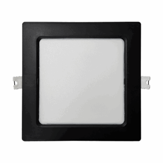 Q-59M LED panel 12W 1200lm 4000K fekete - szávet szátó szélertre sérelhetó Qtec