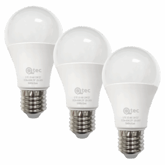 Q-TEC 11W/3 A60/E27 4200K 1012lm/ semleges fehér LED izzók 3 db-os Q-TEC 11W/3 A60/E27 4200K 1012lm/ semleges fehér LED izzók 3 db-os