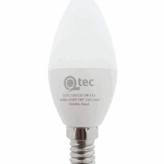 Q-TEC 5W C37 E14 4200K semleges fehér Q-TEC 5W C37 E14 4200K semleges fehér