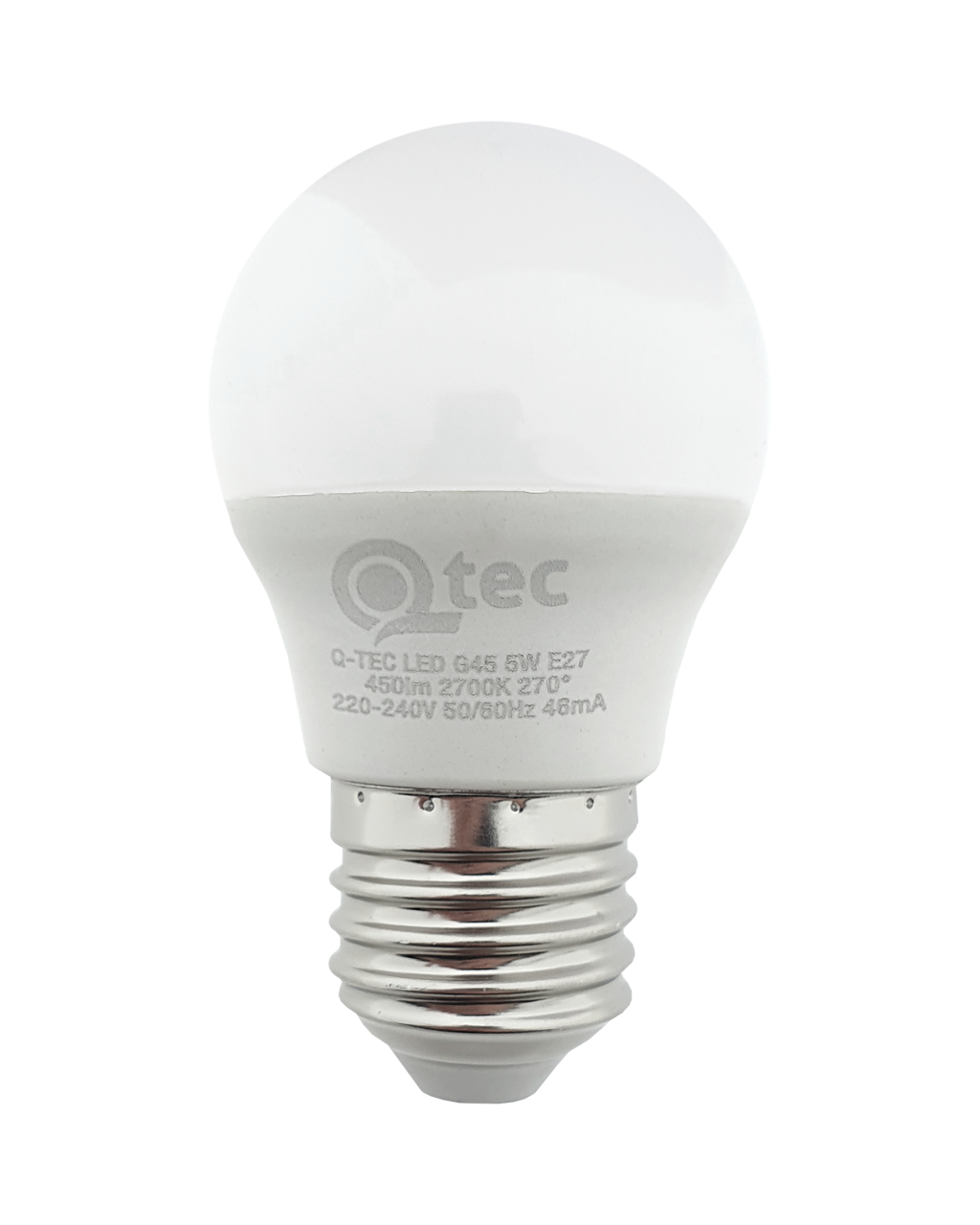 Q-TEC 5W G45 E27 2700K Q-TEC 5W G45 E27 2700K