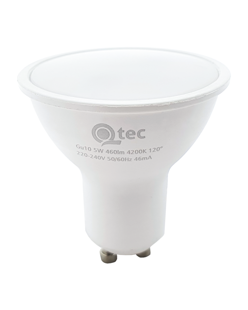 Q-TEC 5W GU10 460lm 4200K semleges fehér Q-TEC 5W GU10 460lm 4200K semleges fehér