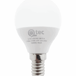 Q-TEC 5W P45 E14 2700K meleg fehér Q-TEC 5W P45 E14 2700K meleg fehér