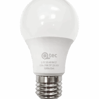 Q-TEC 9W A60 E27 810lm 2700K meleg fehér Q-TEC 9W A60 E27 810lm 2700K meleg fehér