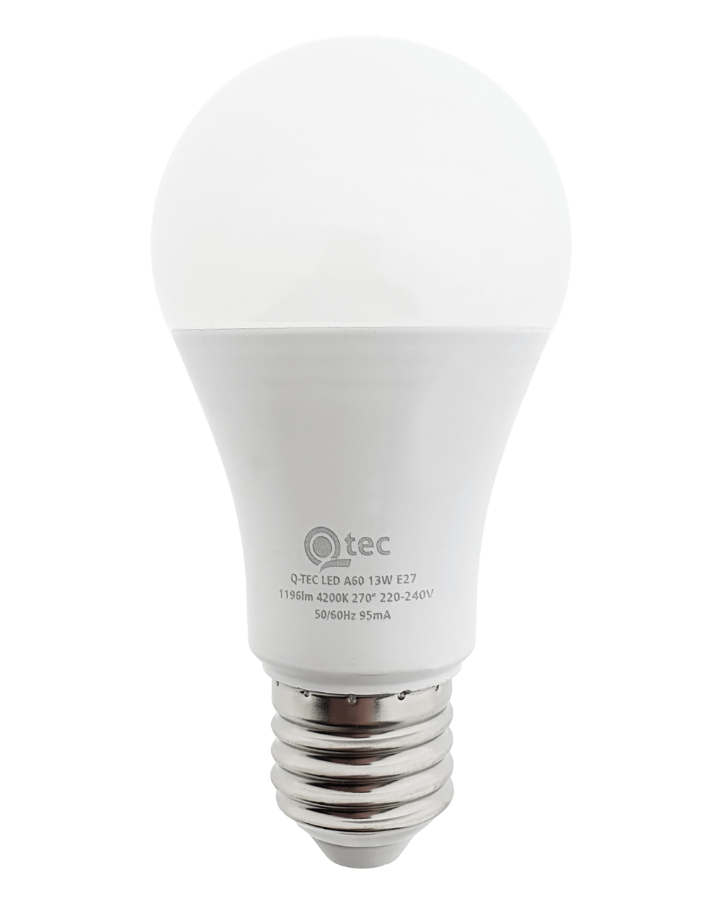 Q-TEC 13W A60 E27 4200K semleges fehér