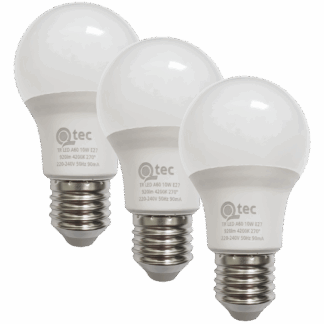 Q-TEC 10W/3 A60/E27 4200K 3920lm semleges fehér 3 db-os