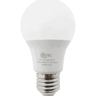 Q-TEC 9W A60 E27 4200K semleges fehér