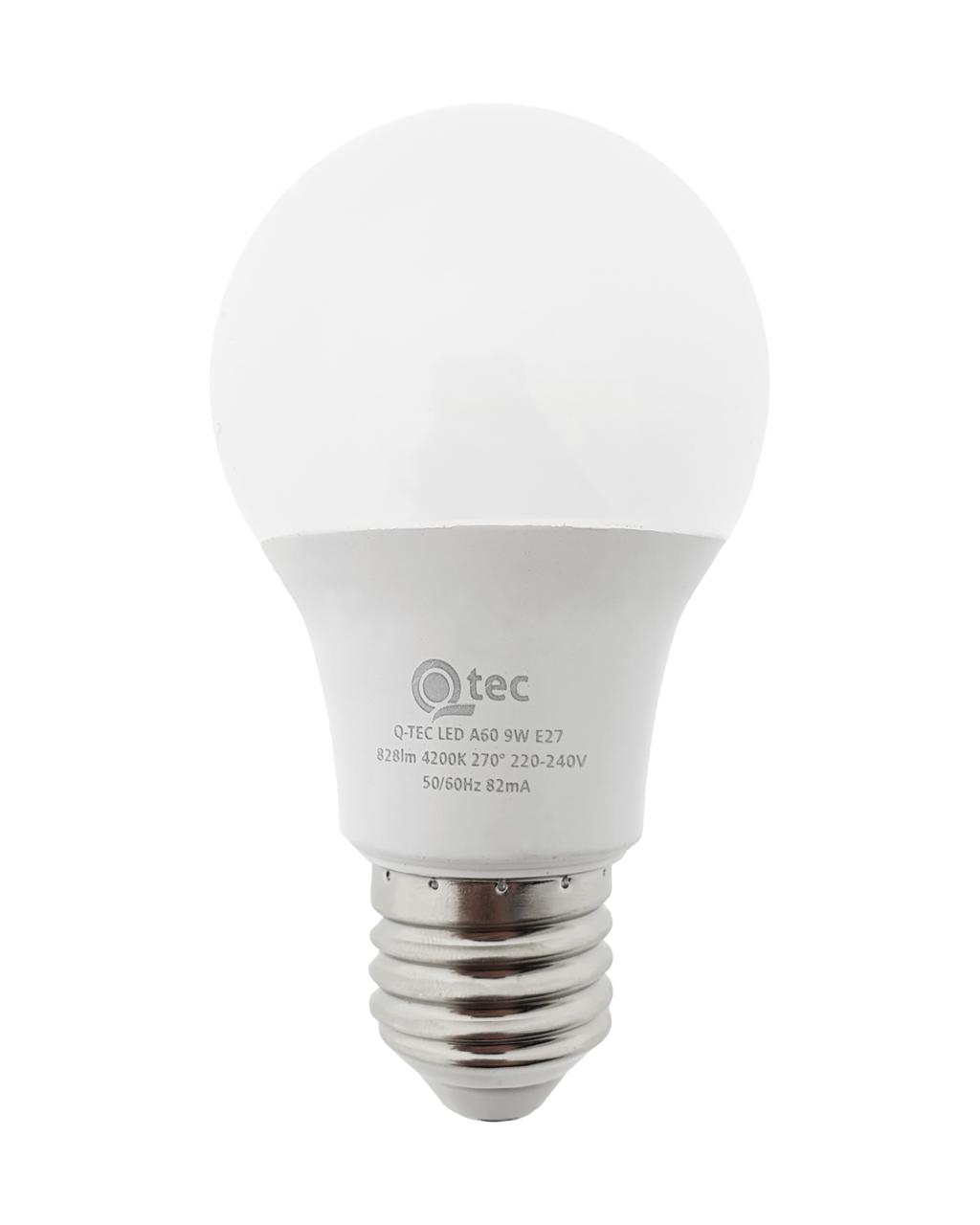 Q-TEC 9W A60 E27 4200K semleges fehér