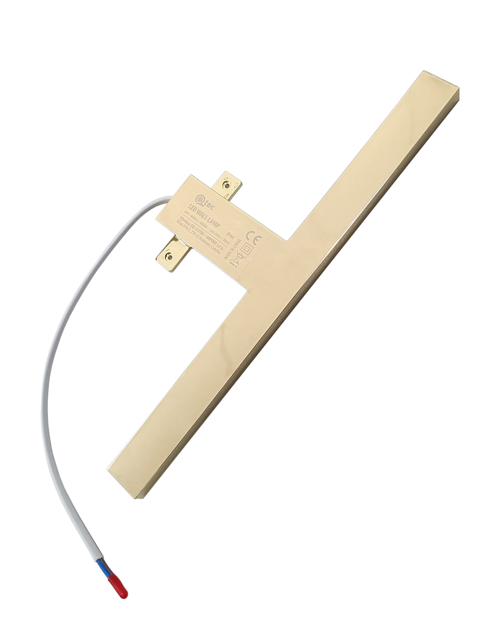 Q-306 LED 5W/400lm/4000K 30cm - tükörvilágító lámpa matt arany QTEC