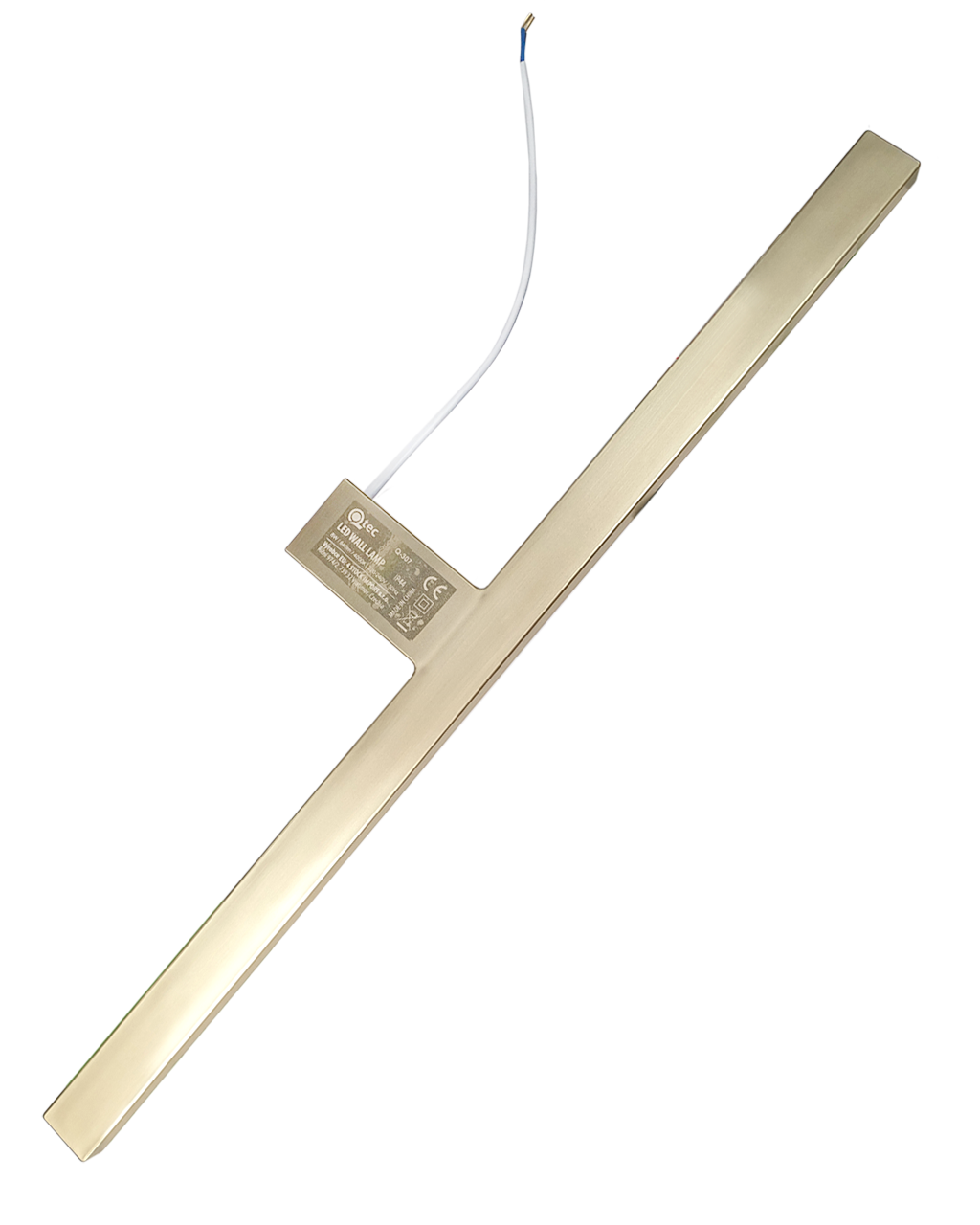 Q-307 LED 8W/640lm/4000K 50cm tükörvilágító lámpa - matt arany QTEC