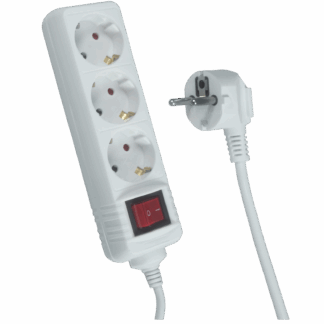 TR-801 S 03K1,5m elosztó-hosszabbító kapcsolóval