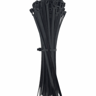 Kábelkötegelő TR CT-110 200x4,8mm, fekete TRIXLINE, 100 db, kioldható