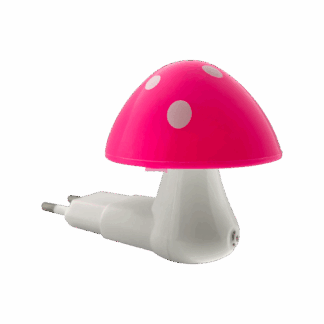 TR-015M LED 0,5W éjszakai fény alkonyérzékelővel Gomba- Toadstool Trixline