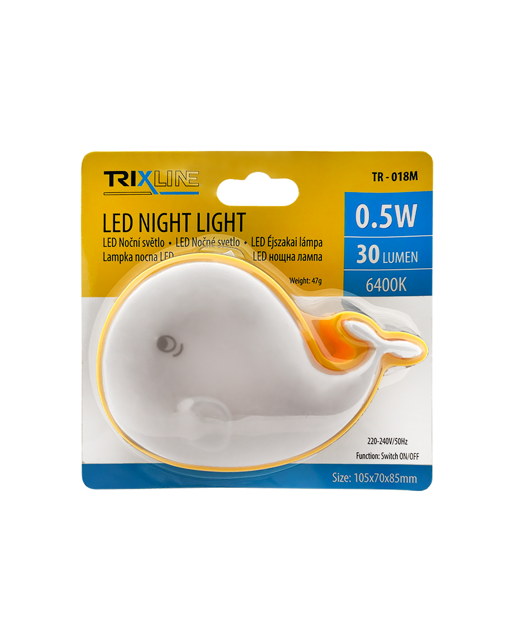 TR-018M LED 0.5 W-os éjszaki fény – Whale Trixline TR-018M LED 0.5 W-os éjszaki fény – Whale Trixline