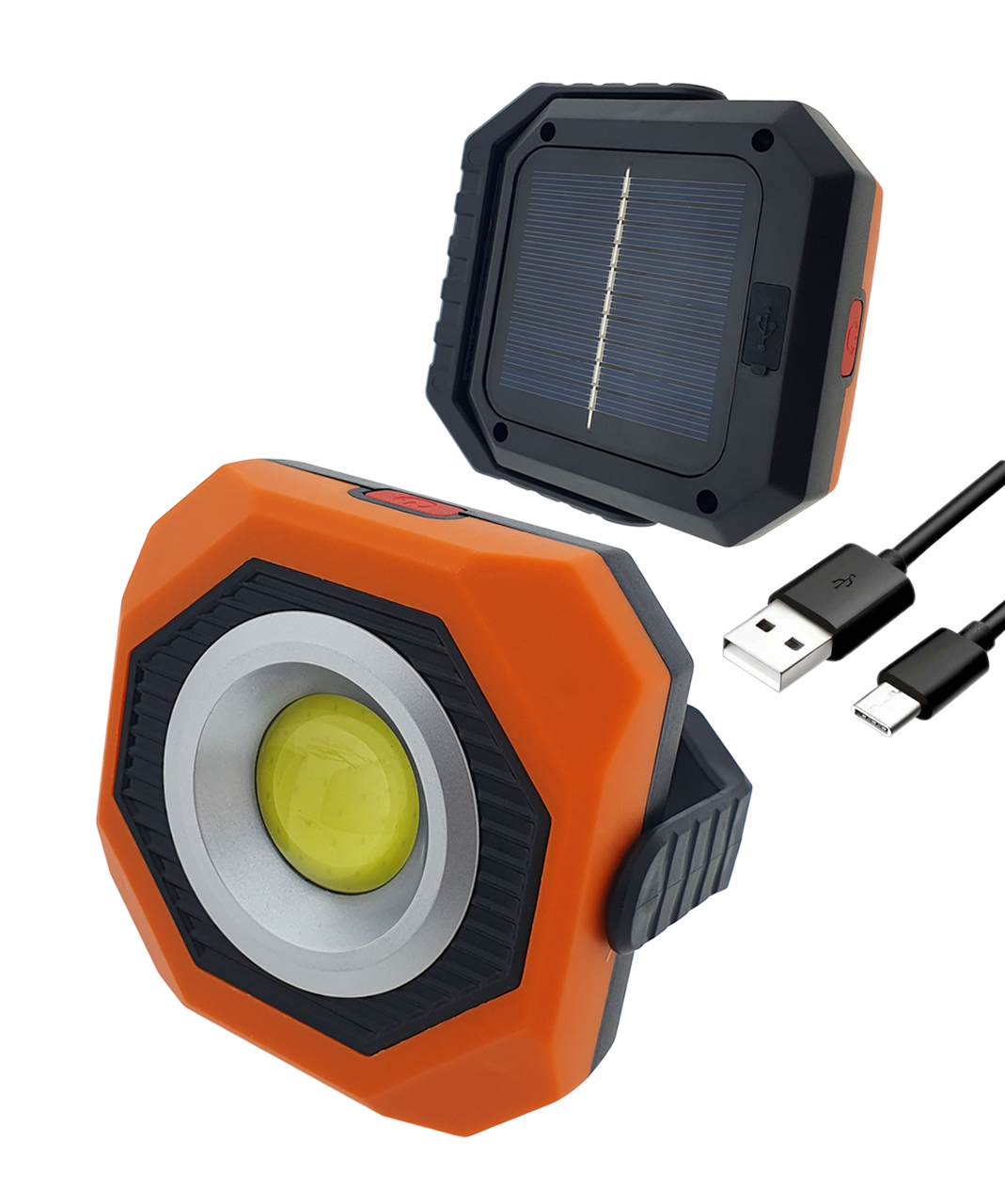 TR-035R Napelemes USB-C újratölthető munkalámpa 5W COB Trixline