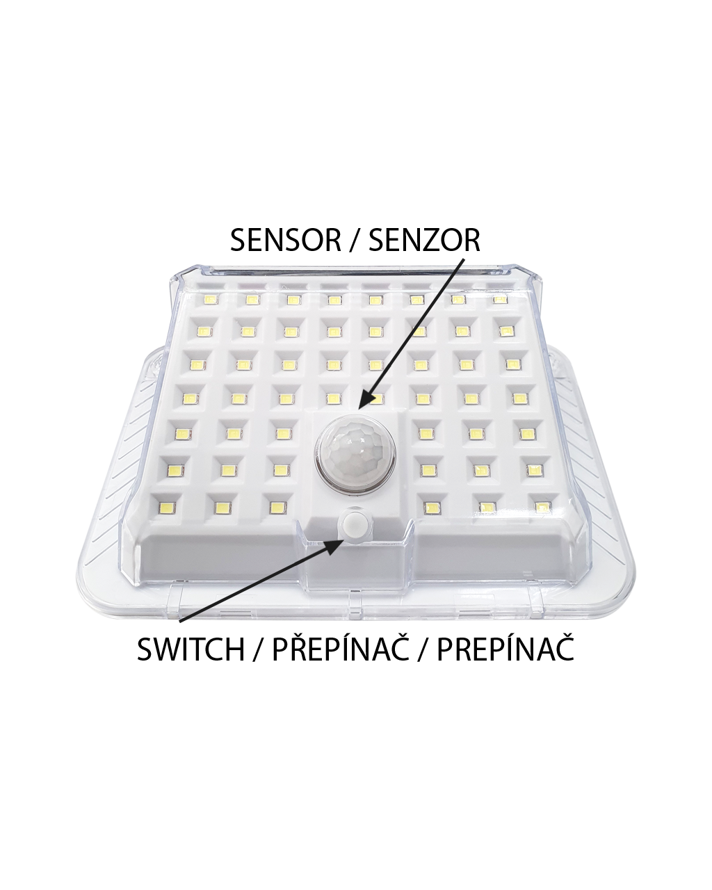 TR-036R Napelemes kültéri LED lámpa 3W COB Trixline - Image 4