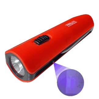 TR-069L LED-es zseblámpa UV fény bankjegyekhez Trixline