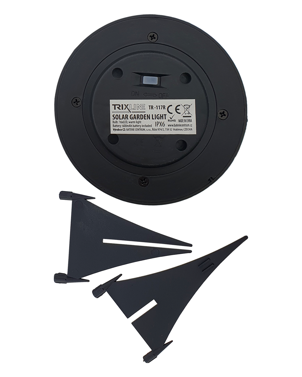 TR-117R Napelemes kerti lámpa TRIXLINE - Image 2