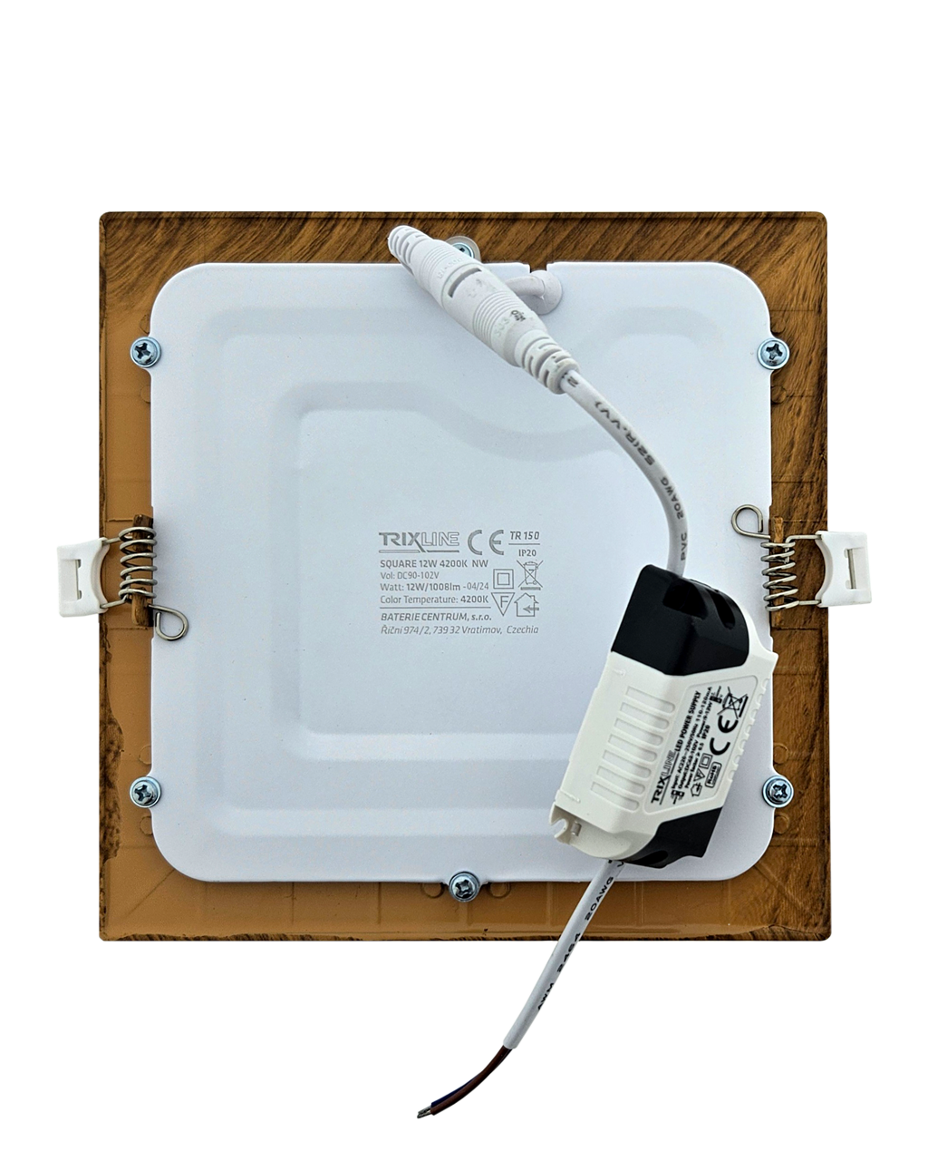 TR-150 LED panel 12W 1008lm 4200K fa dekoráció - négyzet alakú trixline - Image 3